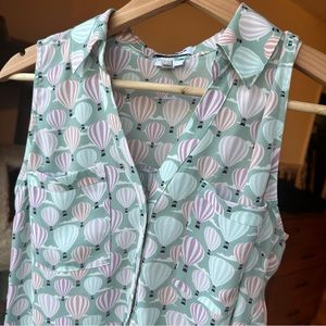 S Slim Fit / EUC Express Portofino Sleeveless Button Down Collar Pocket